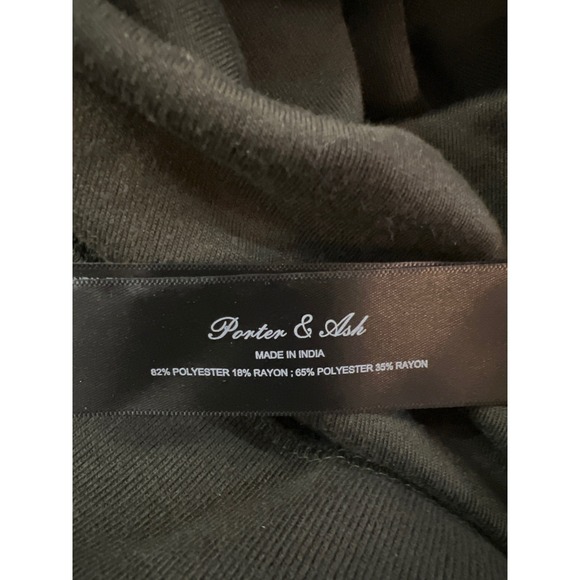 Porter & Ash Mens Olive Green Quilted 2 Tone Structure 1/4 Zip Pullover XXL - Picture 4 of 4